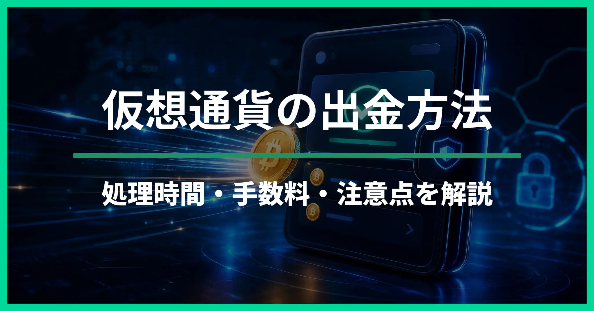 仮想通貨カジノの出金方法｜処理時間・手数料・本人確認の注意点
